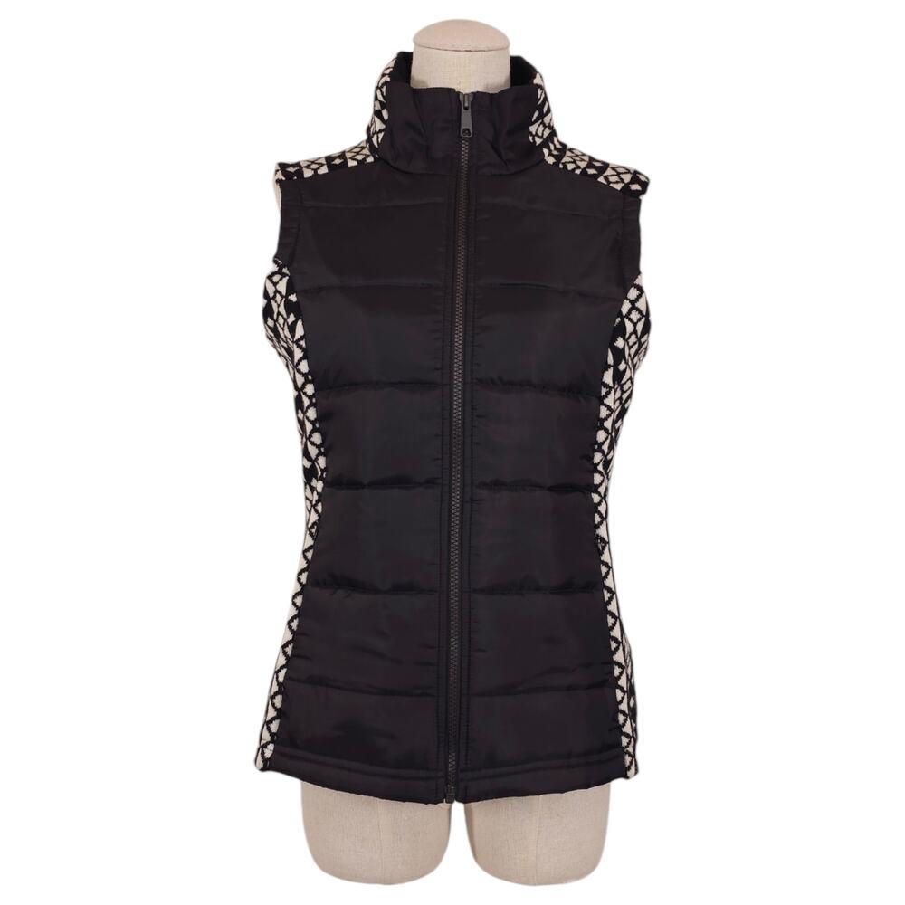 Icelandic Design Quilted Full Zip Merino Wool Vest Sz Small